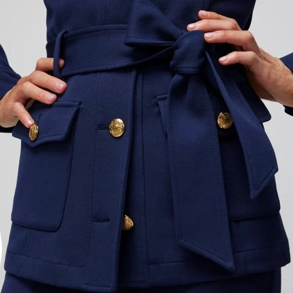 ⭐️NEW⭐️White House Black Market (WHBM) Luxe Stretch Safari Jacket - Picture 3 of 10